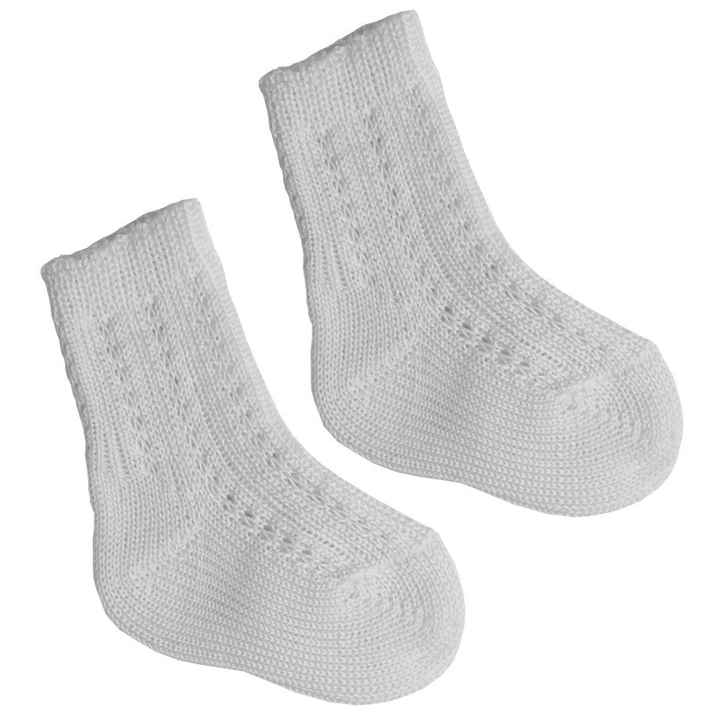 Calzino Corto in Cotone - Bianco