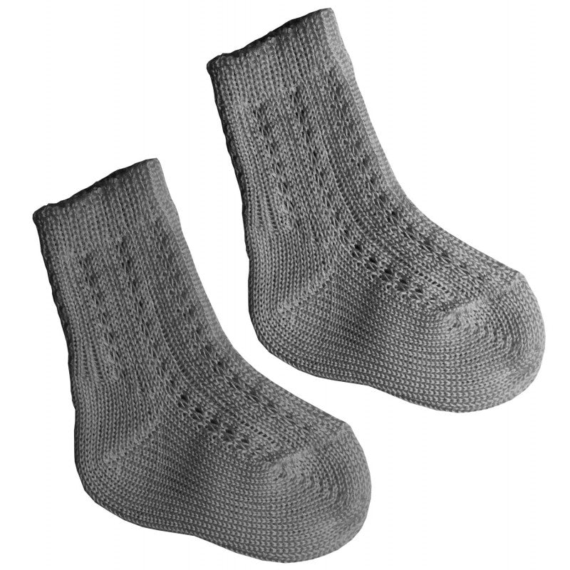 Calzino Corto in Cotone Grigio - 23 - 26