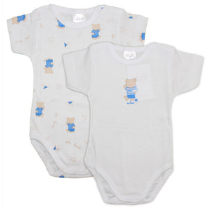 Set 2 Body Orsetto Azzurro - 1 Mese