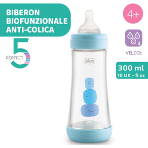 Biberon Chicco Perfect 5 - 300 ml - Azzurro - 9