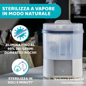 Chicco - Sterilizzatore con Asciugatura + 4 Filtri di Ricambio - 4