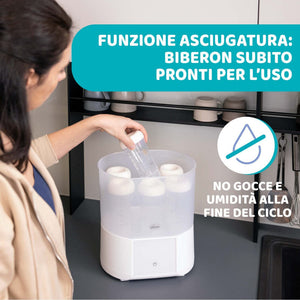 Chicco - Sterilizzatore con Asciugatura + 4 Filtri di Ricambio - 5