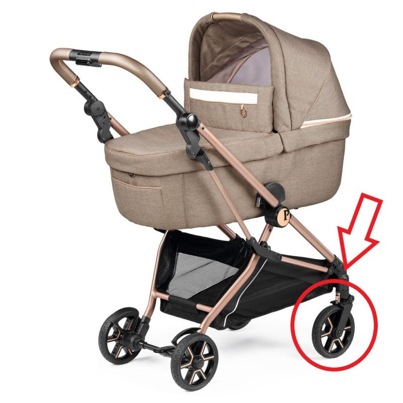 Přední kolečko Vivace Peg Perego Černá/Růžová měděná