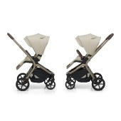 Kočárek 3v1 Foppapedretti Snap Brown autosedačka Disk Infant Rekline i-Size